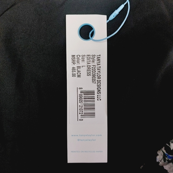 New TANYA TAYLOR Edita Floral Silk Blend Fit and Flare Dress P5500 - Picture 7 of 10